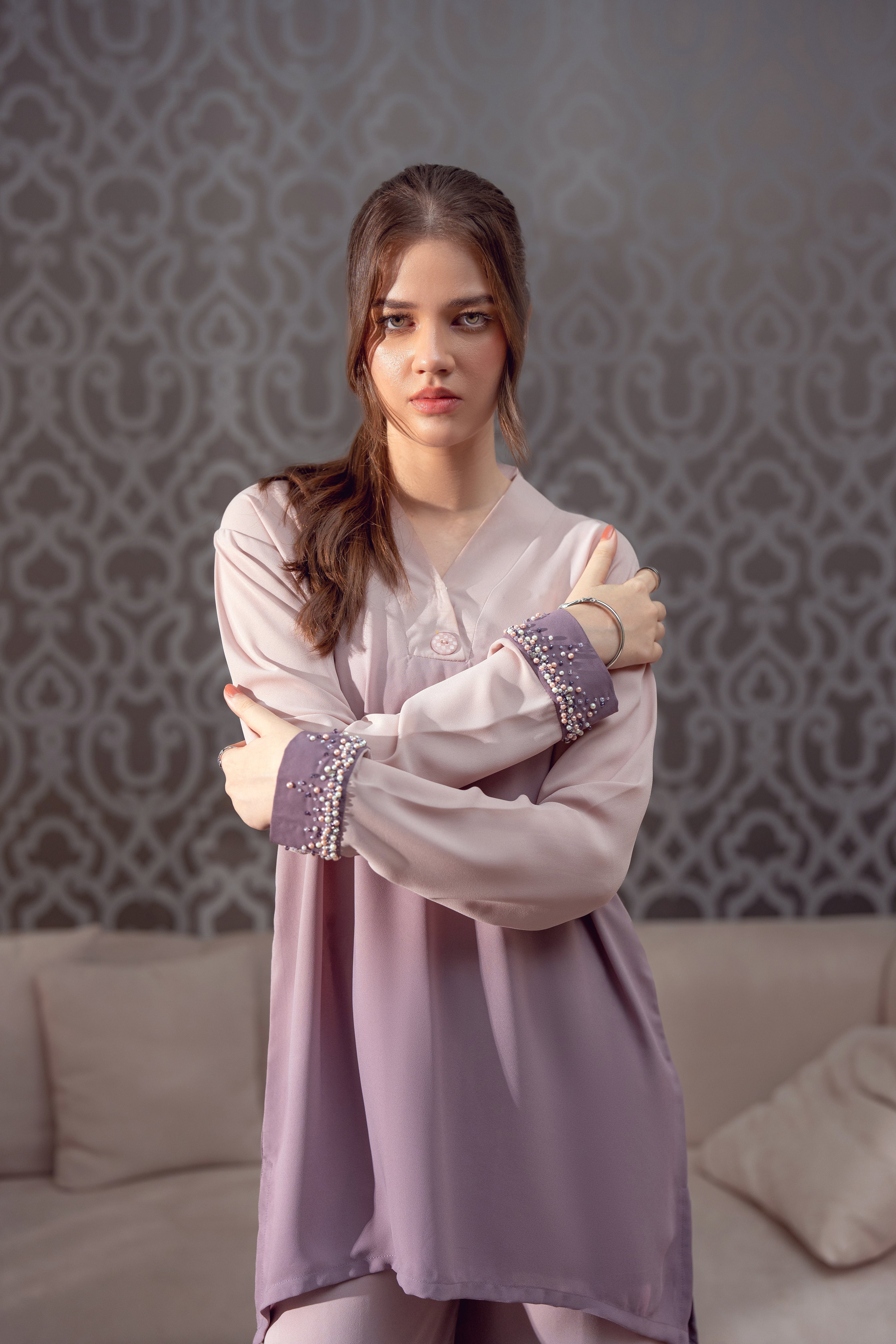 Coord Set - Purple Ombré